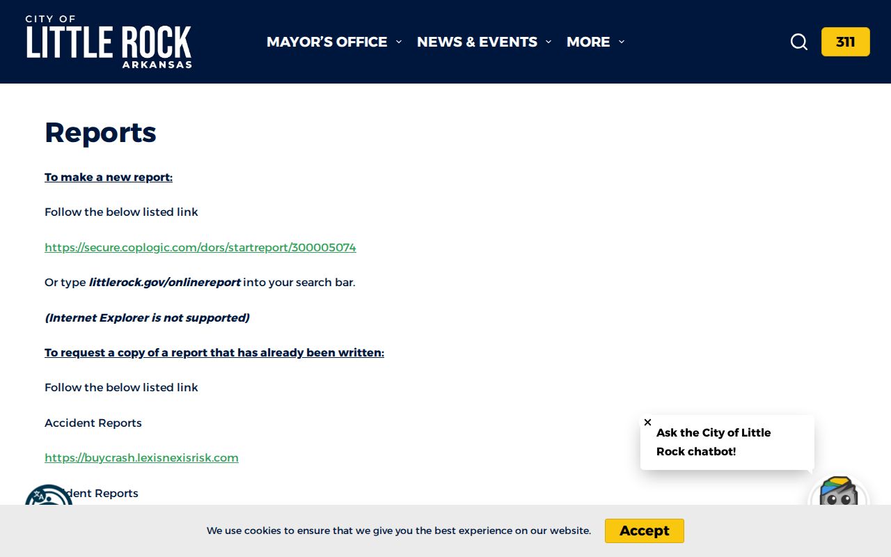 City police report channel compared with North Little Rock criminal records