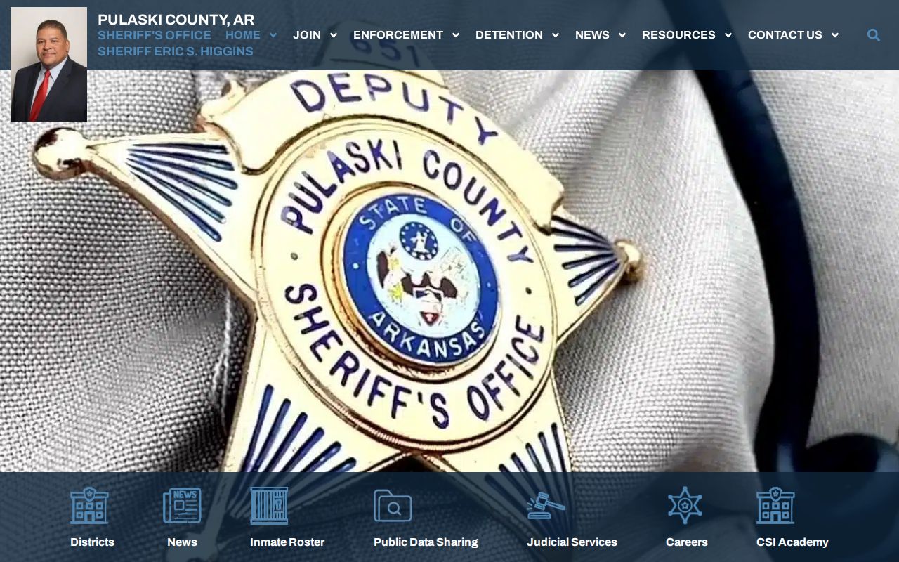 Pulaski County criminal history Sheriff's Office contacts