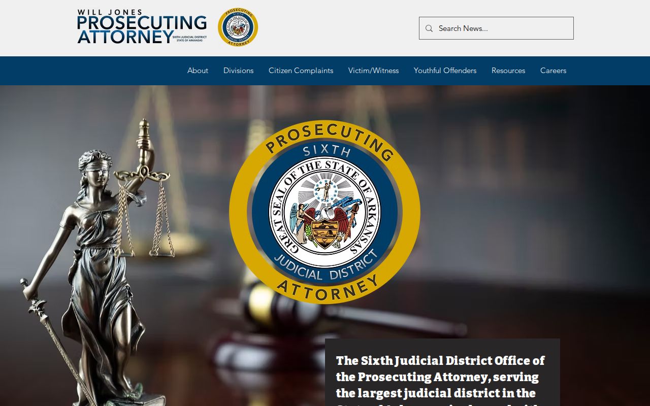 Pulaski County criminal history Sixth Judicial District prosecutor